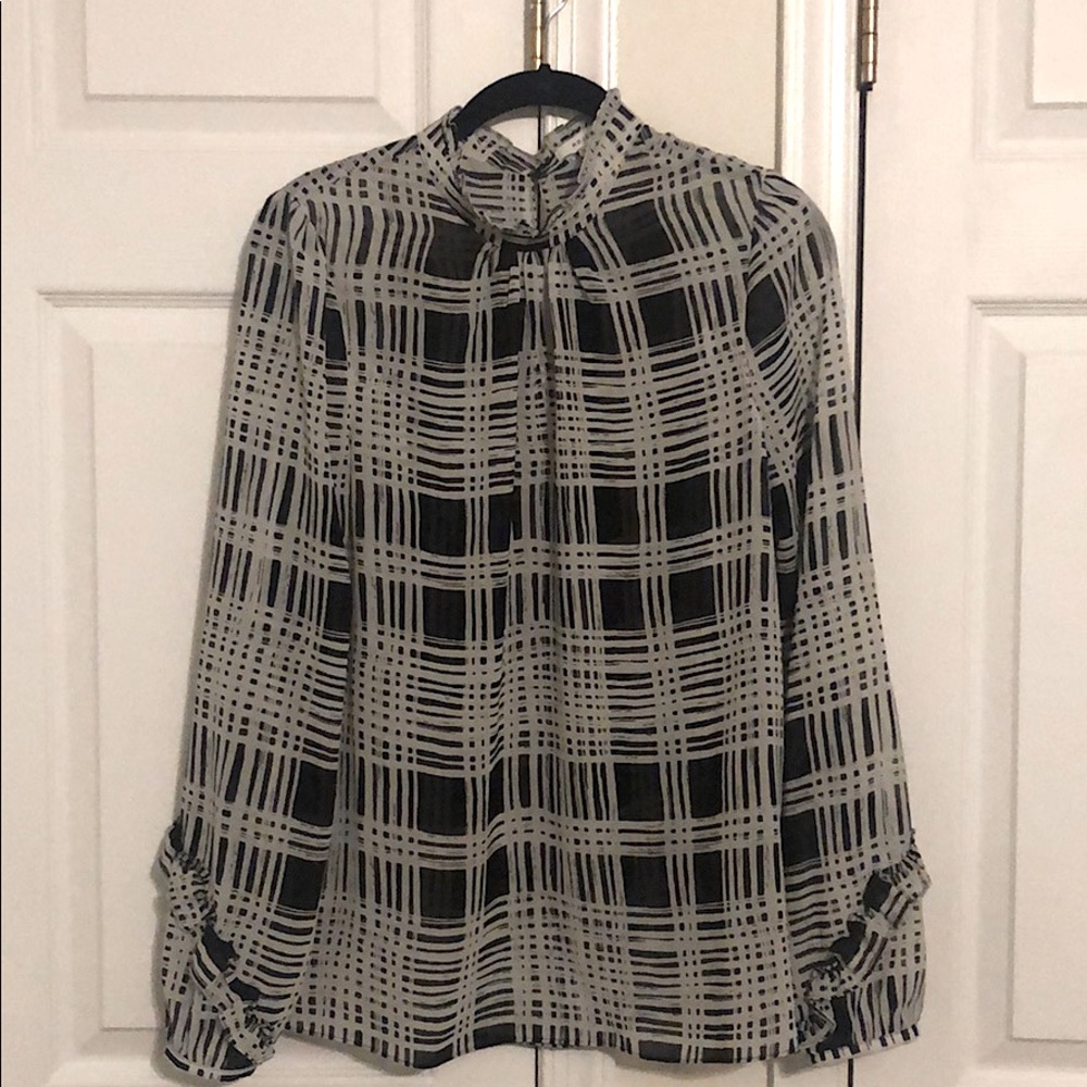 Reiss Sheer Blouse